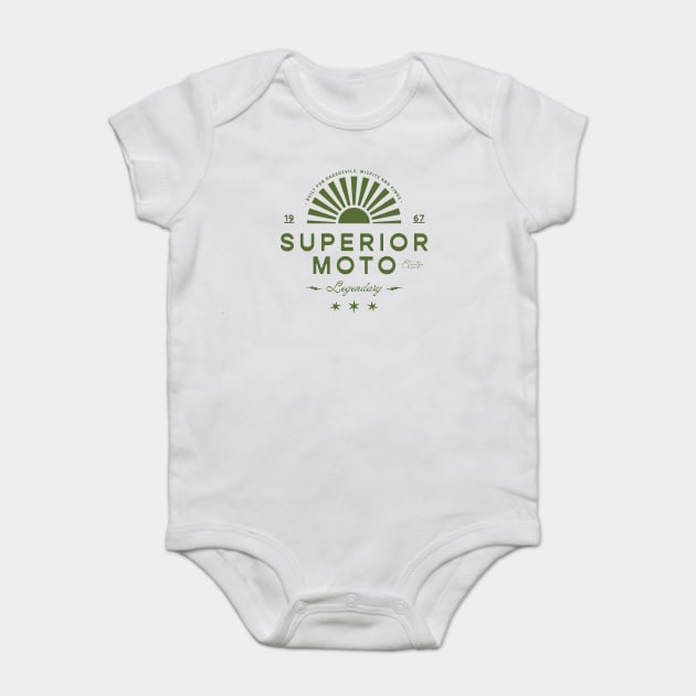 Superior Moto Baby Bodysuit by Timeless Chaos